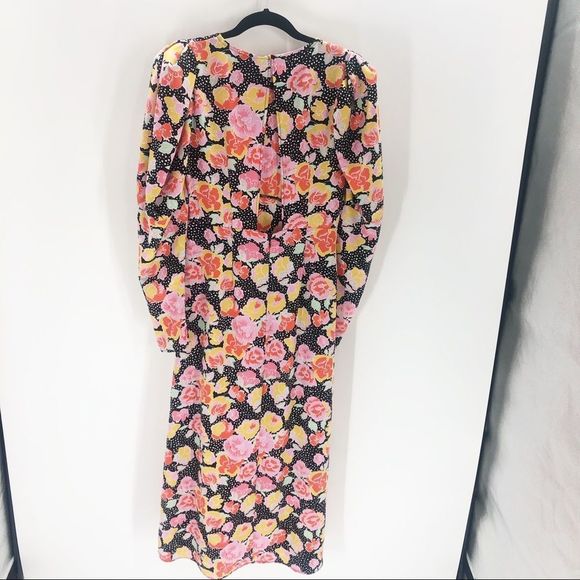 Topshop Pastel Dream Puff Sleeve Dress Sz 6 - Picture 7 of 9